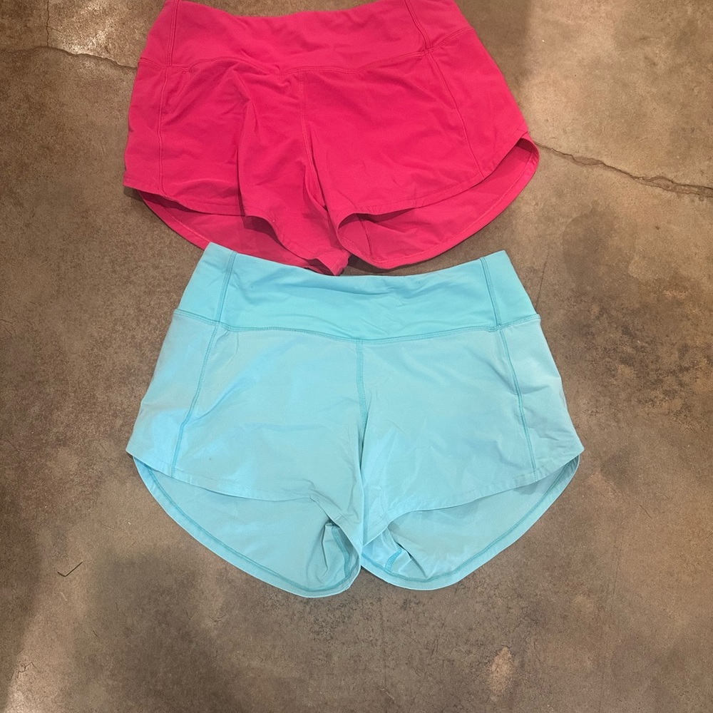 Women's Pink and Blue Shorts size XS